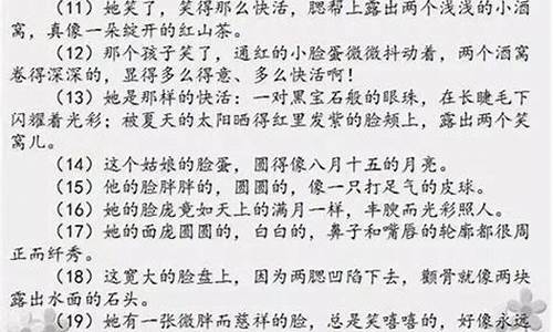 修辞手法的句子大全(每句大约50字)_修辞句子大全短的